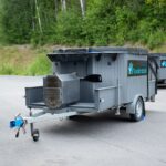 Vuokrataan tilava B-kortilla vedettävä paljukärry jopa 8-12 hengelle!